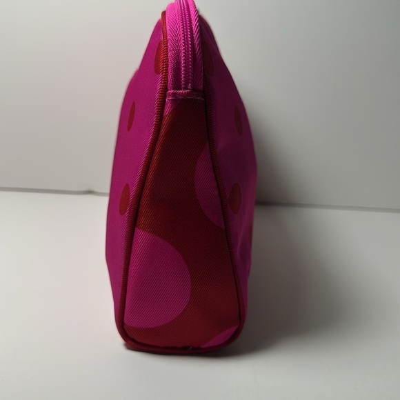 Kate Spade Clinique Pink Polka Dot Cosmetic Bag NWOT - Picture 4 of 5